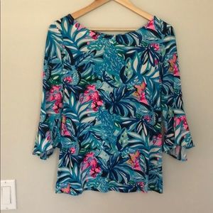 Lilly Pulitzer Fontaine Bell Sleeve Top